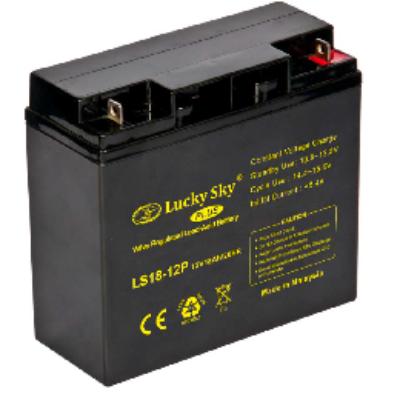 Battery LUCKY SKY Valve Regulated Lead Acid 12V 18Ah Plus Battery LS18-12P
