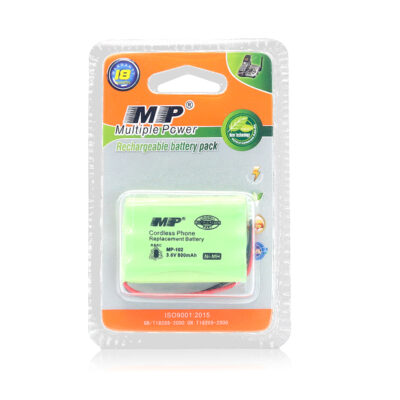 Battery MP (Multiple Power) AAAX3 800mAH For Coredless Phone 3.6V Ni-MH Rechargeable