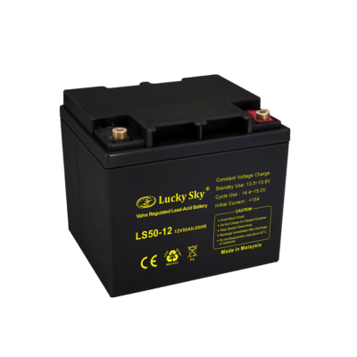 Battery LUCKY SKY Valve Regulated Lead Acid 12V 50Ah Battery LS50-12
