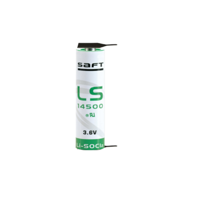 Battery SAFT LS14500 With Solder Pin 3.6V AA Size Lithium Battery