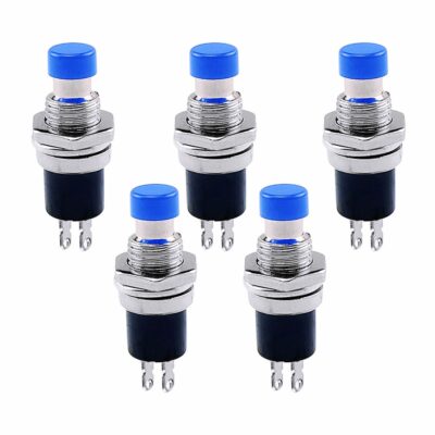 SWITCH PUSH BLUE N/O CONTACTS PBS-110