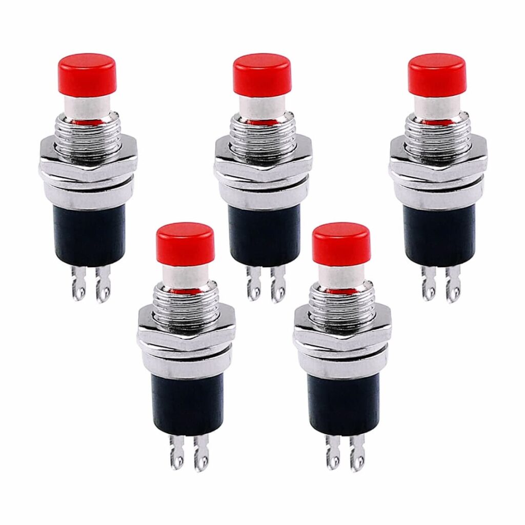 SWITCH PUSH WRED HITE N/O CONTACTS PBS-110 – Luckysky SST