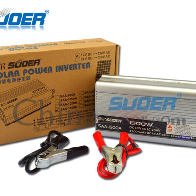 Inverter Solar Power SAA-1500A 12V DC To 230V AC 1500W