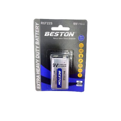 Battery BESTON Extra Heavy Duty 9-Volt Battery 6F22