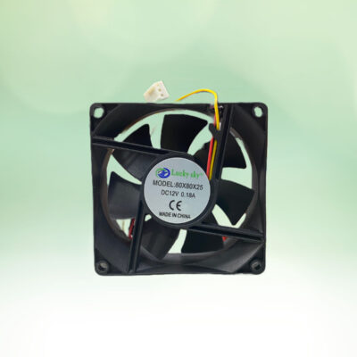 FAN AXIAL LUCKY SKY 80x80x25MM 3-WIRE 12V-DC 0.18A