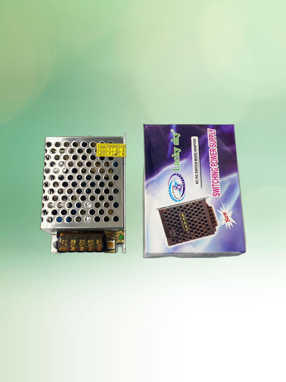 POWER SUPPLY LUCKY SKY AC/DC 5V 3A (15Watt) METAL TYPE FOR LED/CCTV - Image 2