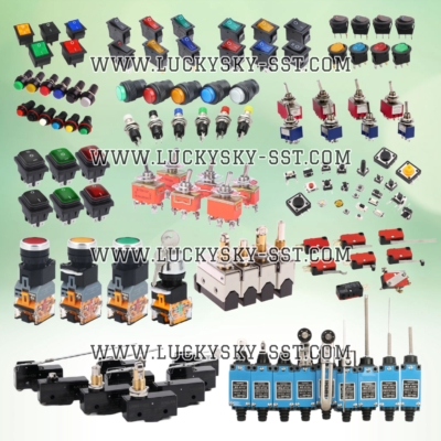** SWITCHES/PUSH BUTTONS/RESET BTTONS, WIDE RANGE OF ALL TYPE SWITCHES