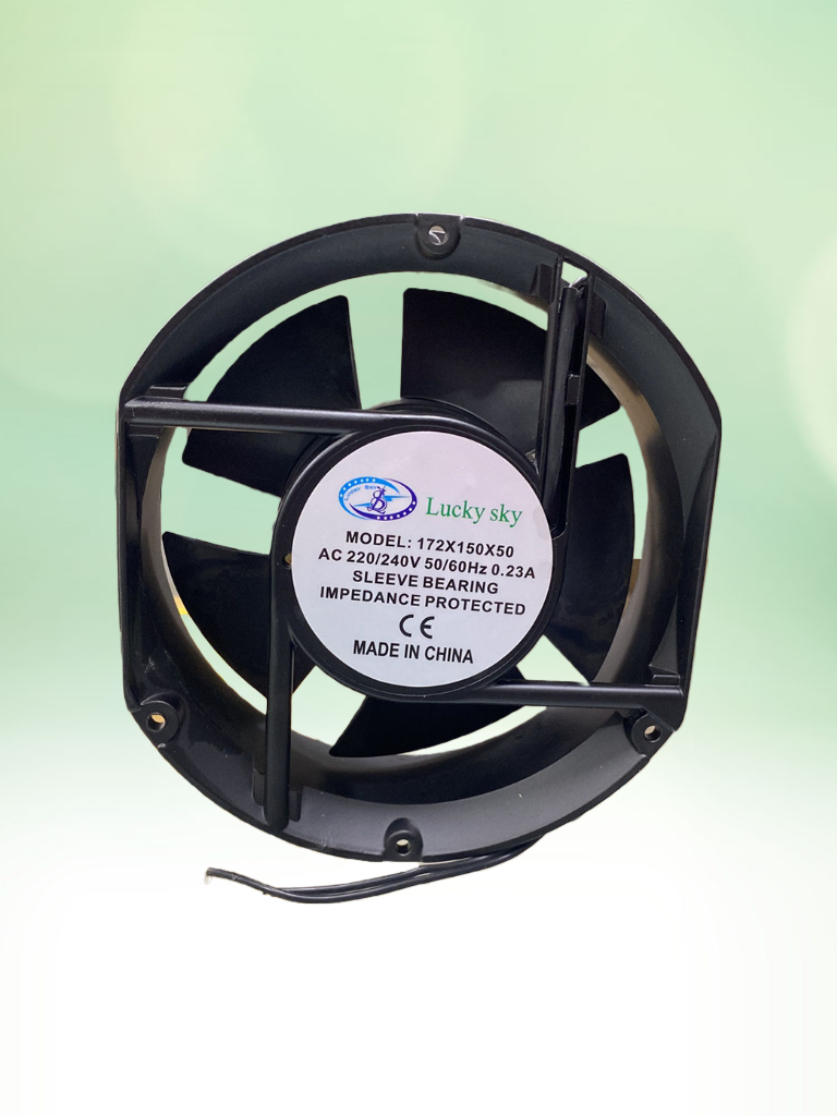 FAN AXIAL LUCKY SKY HALF ROUND 172x150x50MM 2-WIRE 220V/240V-AC 0.23A