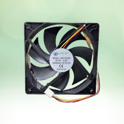 FAN AXIAL LUCKY SKY 120x120x25MM 3-WIRE 12V-DC 0.33A