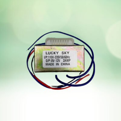 Transformer LUCKY SKY Single Phase 110v/220v To 0v-12v AC 2 Ampere (2000mA)