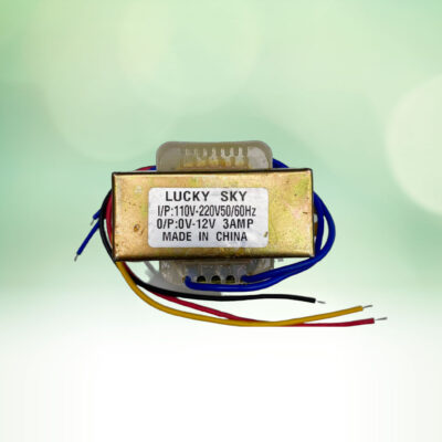 Transformer LUCKY SKY Single Phase 110v/220v To 0v-12v AC 3 Ampere (3000mA)