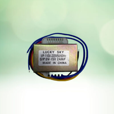 Transformer LUCKY SKY Single Phase 110v/220v To 0v-15v AC 2 Ampere (2000mA)