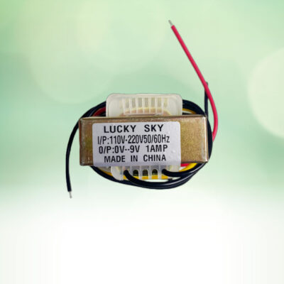 Transformer LUCKY SKY Single Phase 110v/220v AC To 0v-9v AC 1 Ampere (1000mA)
