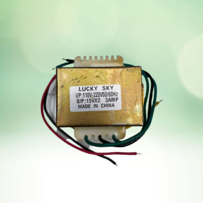 Transformer  LUCKY SKY® Single Phase 110v/230v AC To Dual 15v-0v-15v AC 3 Ampere (3000mA)