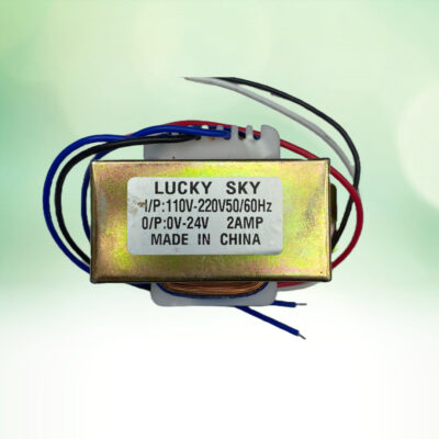 Transformer LUCKY SK®Y Single Phase 110v/220v To 0v-24v AC 2 Ampere (2000mA)