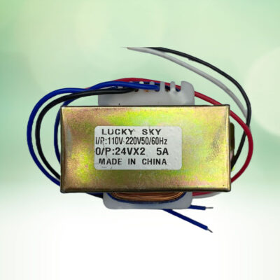 Transformer LUCKY SKY® Single Phase 110v/230v AC To Dual 24v-0v-24v AC 5 Ampere (5000mA)