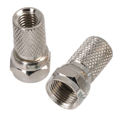 Connector F Female Silver