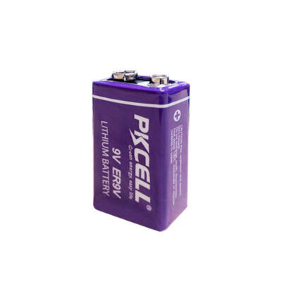 Battery PKCELL 9 Volt Lithium Thionly Chloride ER9V Battery