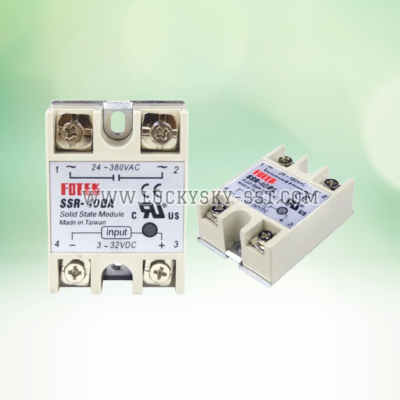 RELAY SOLID STATE RELAY SSR FOTEK DC INPUT TO AC OUTPUT 40DA