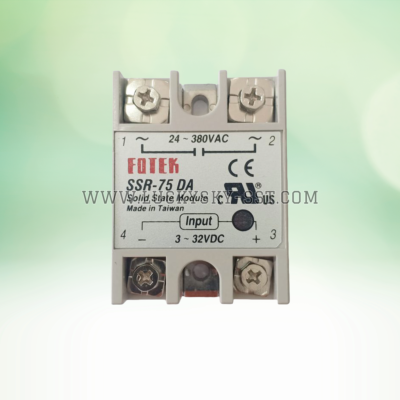 RELAY SOLID STATE RELAY SSR FOTEK DC INPUT TO AC OUTPUT 75DA