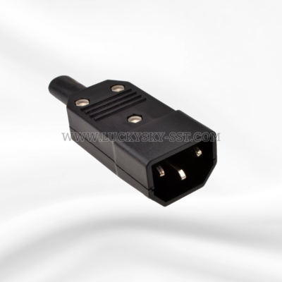 kettle Plug 3 Pin In Line IEC C14 Male 250v 10 Amp