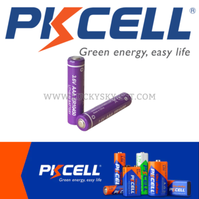 BATTERY PKCELL Li-SOCL2 ER 10450 3.6V AAA 700MAH