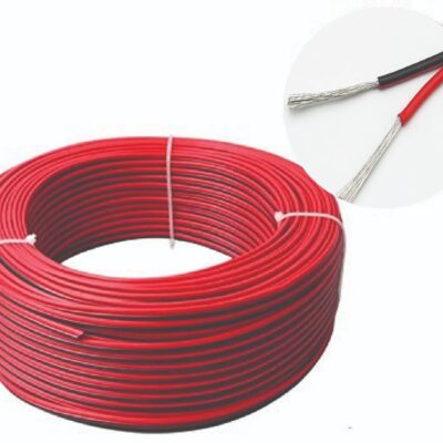 Lucky Sky LED Cable 100Meter Extension Cable Wire Cord 22AWG Wire Cord Red Black 2 Wire Stranded Tinned Copper for Led Strips Single Color 3528 5050, Boat Light, 12V LEDs Bulbs Lamps, Car Lighting.