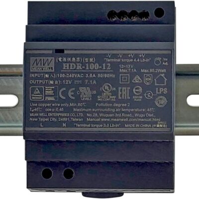 MeanWell MEAN WELL HDR-100-24N Power Supply-1 output-100 W-DIN Rail mounting-24 V 4.2 A for Industrial use